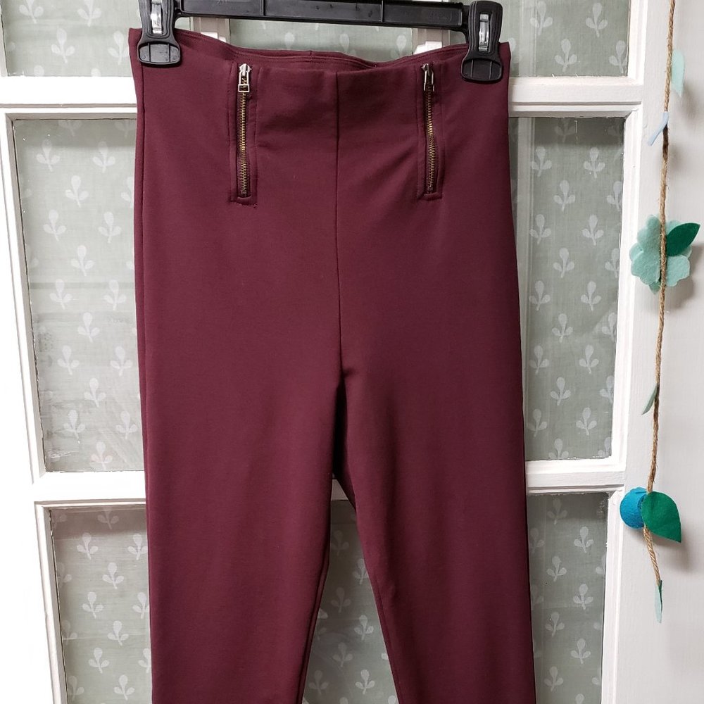 Sunday Best Maroon Leggings